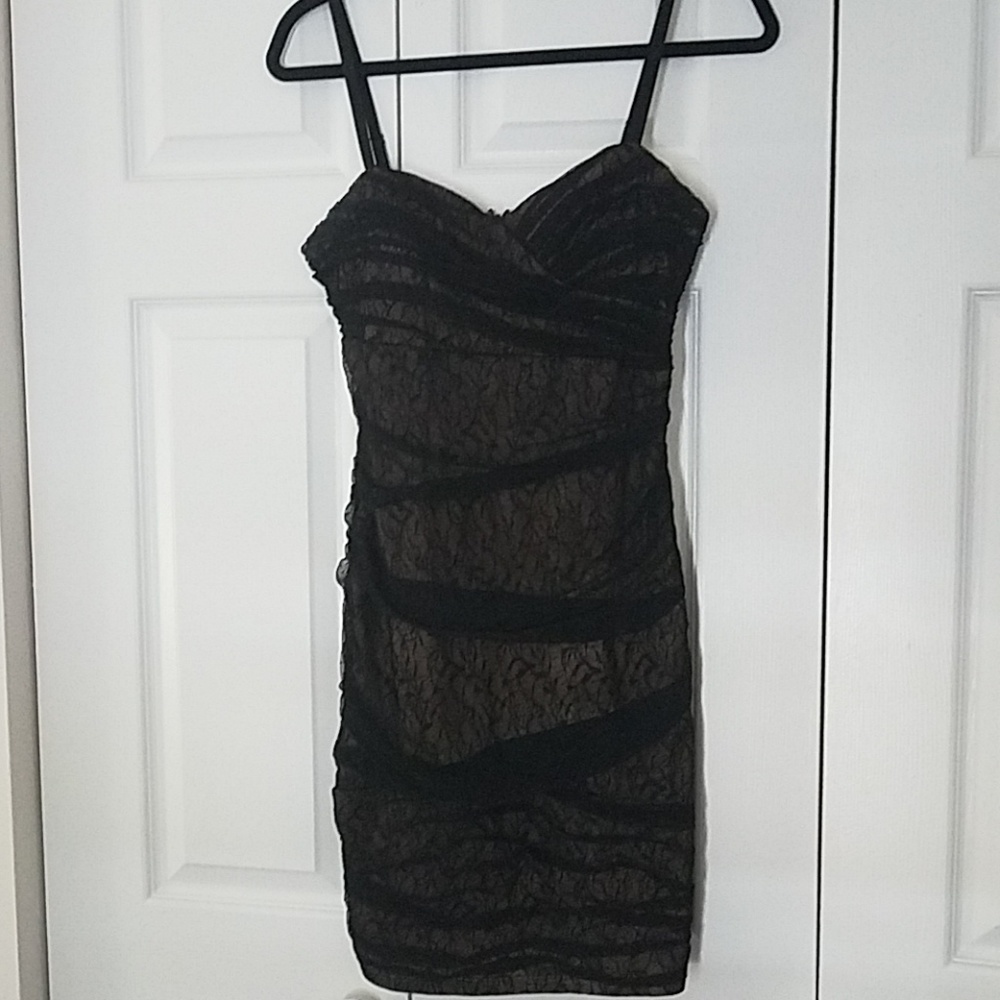 Maxandcleo black lace dress